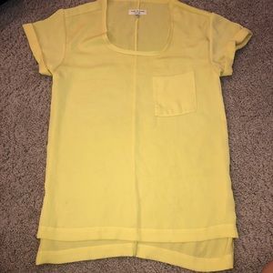 Rag and bone yellow top